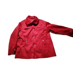 Neyelle Women's Red Rain Wind Winter Coat Size XL  B6